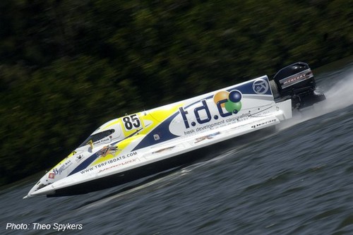 Grant Trask plans to be one of the front runners when the Formula 1 boats clash at Grafton.  © Theo Spykers